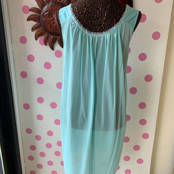 Vintage 1960’s D’Orsay Nylon Chiffon Peignoir Sleep Set - Picture 7 of 8